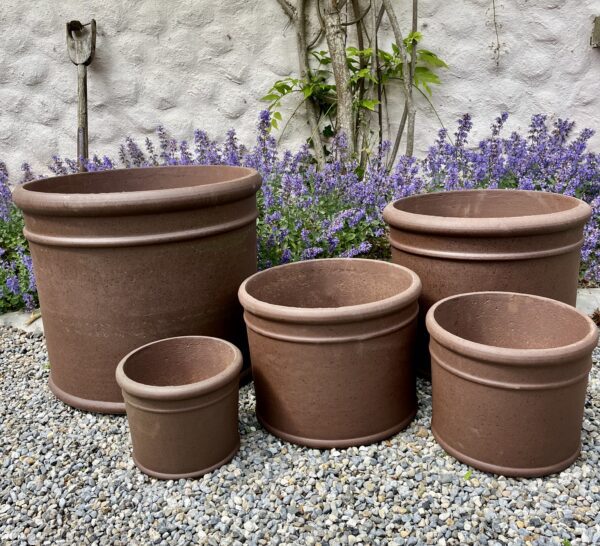 GR1296-RU GRANITO RIM PLANTER SET OF 5 - Image 2