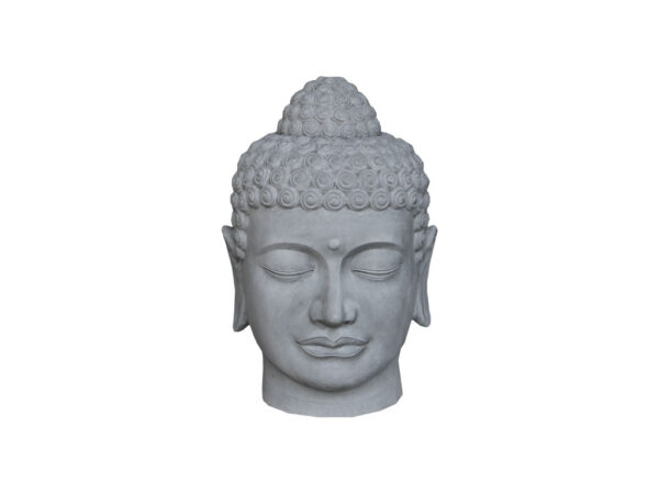 800853-GY  BUDDHA HEAD ORNAMENT