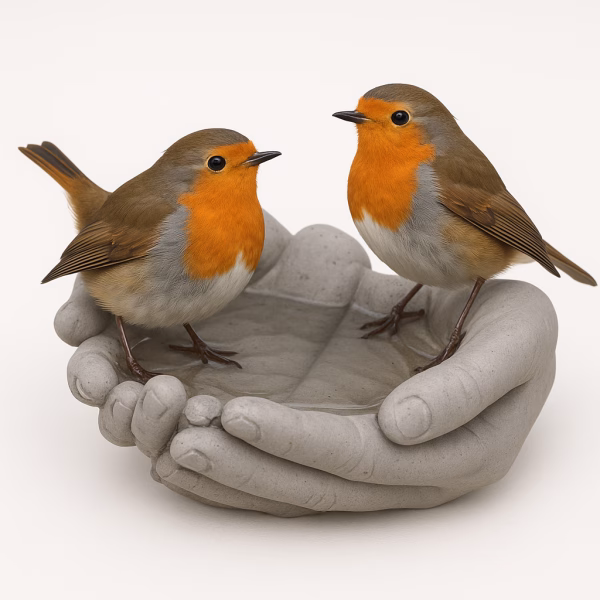 685580-GY -HANDS BIRDBATH BUY 2 GET 30% DISCOUNT