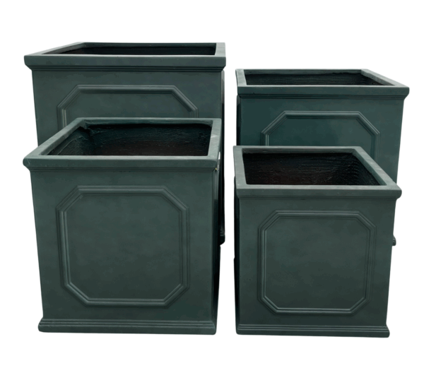 AP8524-VG SQUARE FRAME PLANTER SET OF 4