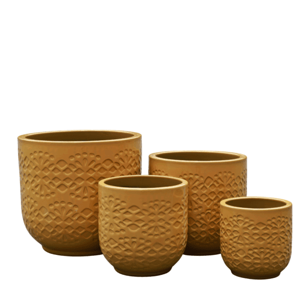MP4663-YE AMELIA YELLOW PLANTER