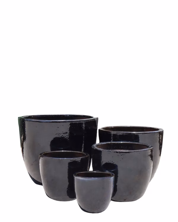 SH155-BK ZINA PLANTER SET OF 5